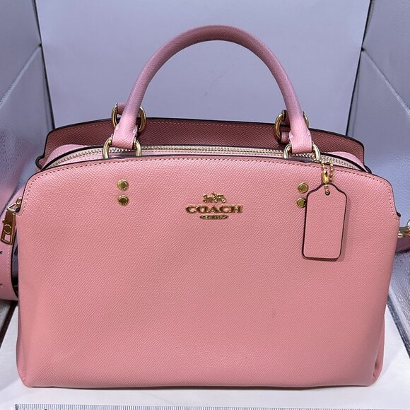 Coach Lillie Carryall Top Handle Satchel Bag purse Pink NWOT